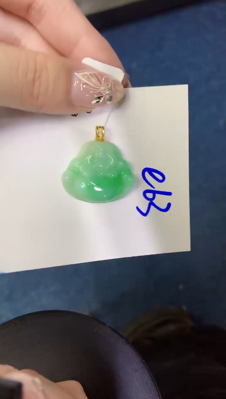 【闪购商品】翡翠颈饰18K金镶嵌0000000000