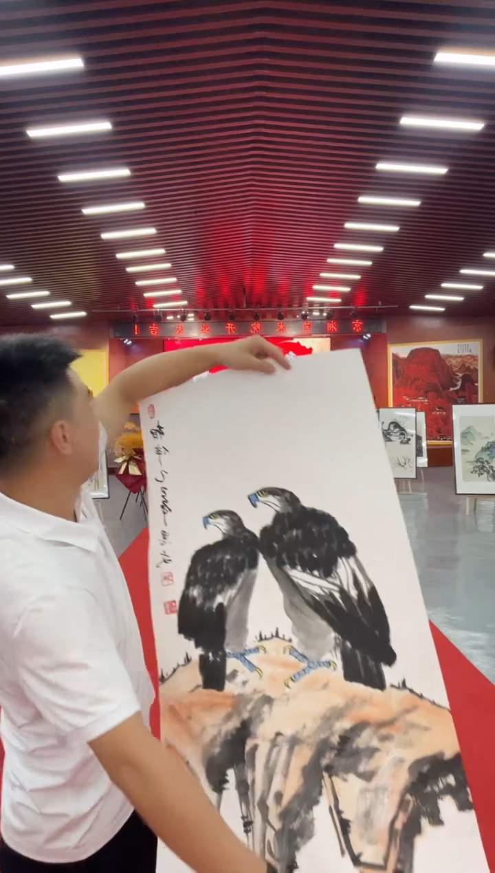 绘画相伴—三尺手绘画芯（100*50）