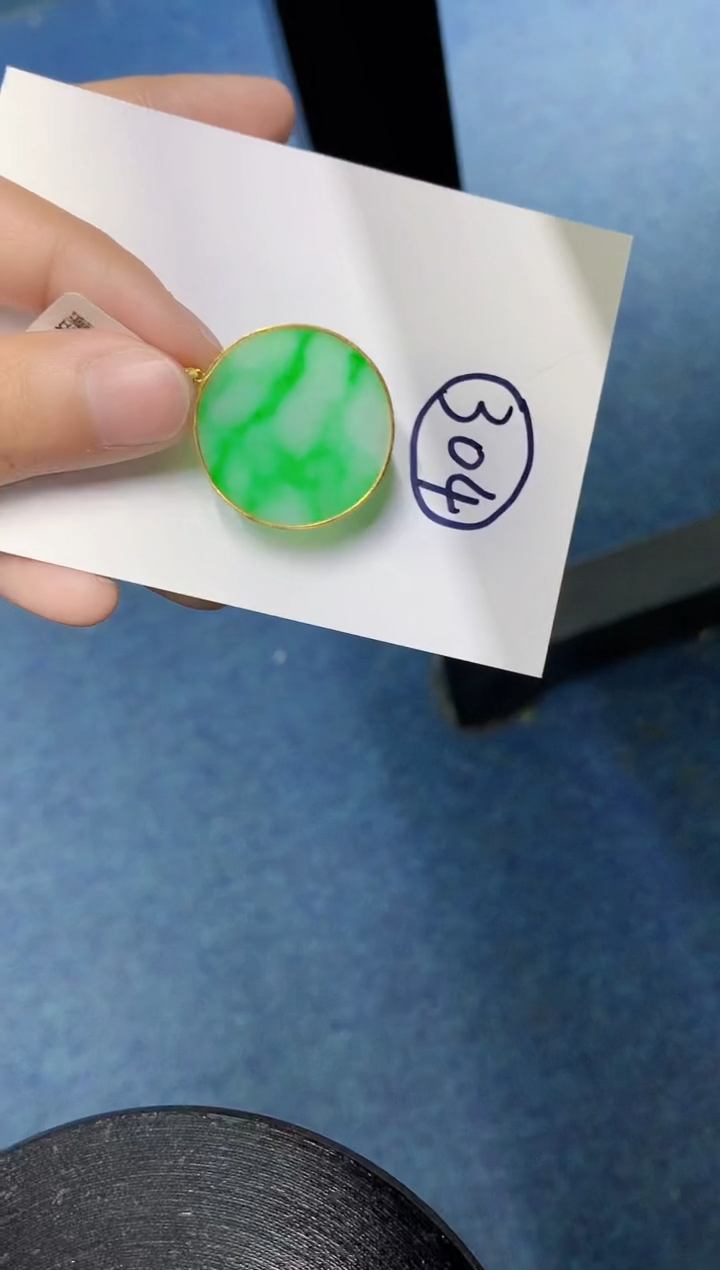 【闪购商品】翡翠颈饰18K金镶嵌000000000