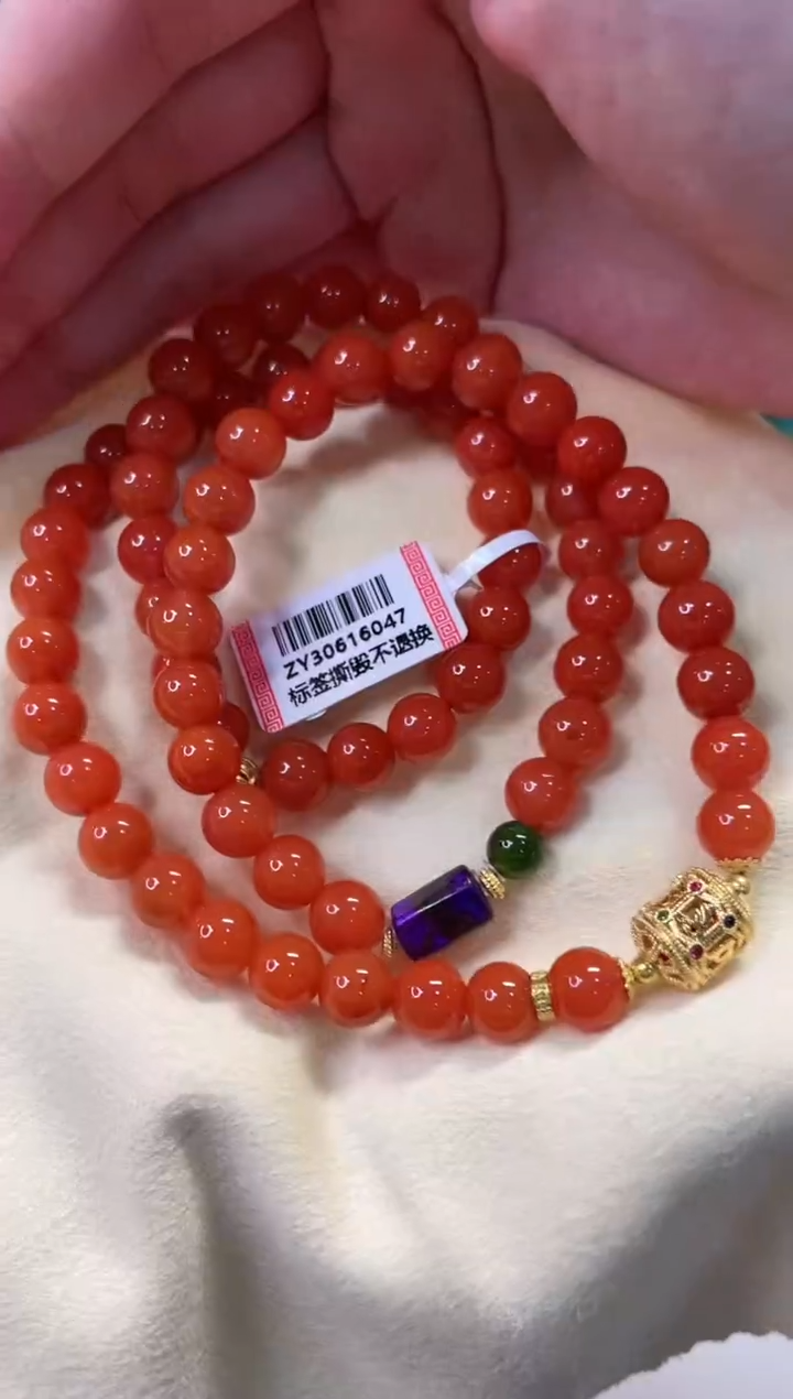 【闪购商品】南红玛瑙手链未镶嵌@@ZY30616047