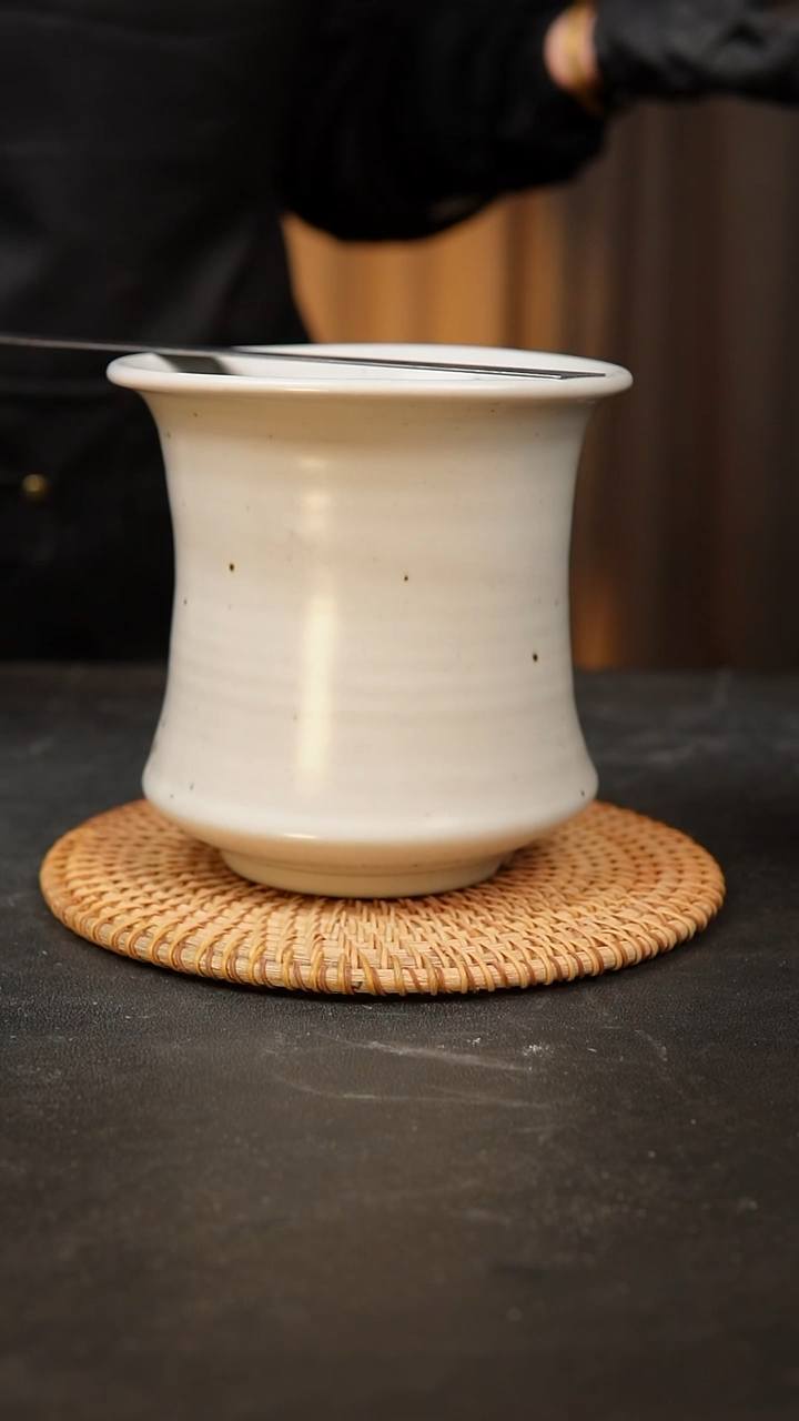 【闪购商品】瓷片泥泥手工花盆口13高15