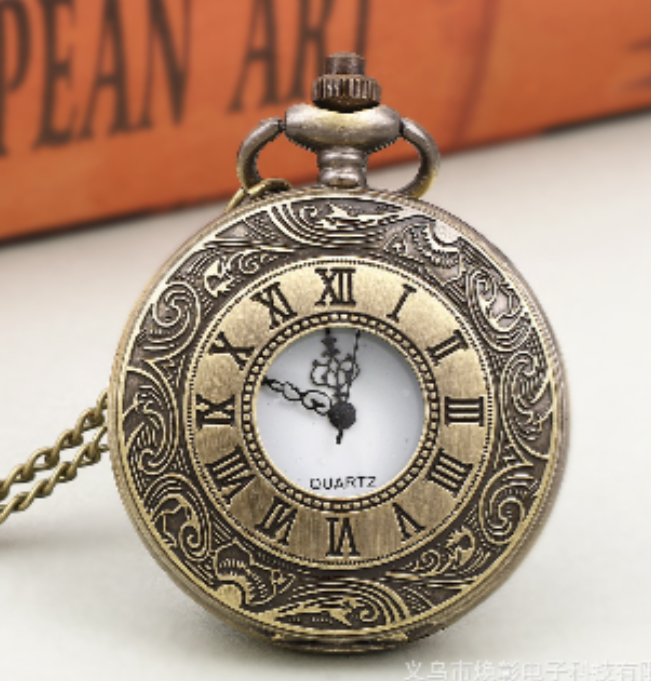 以直播间展示为准   女士复古怀表