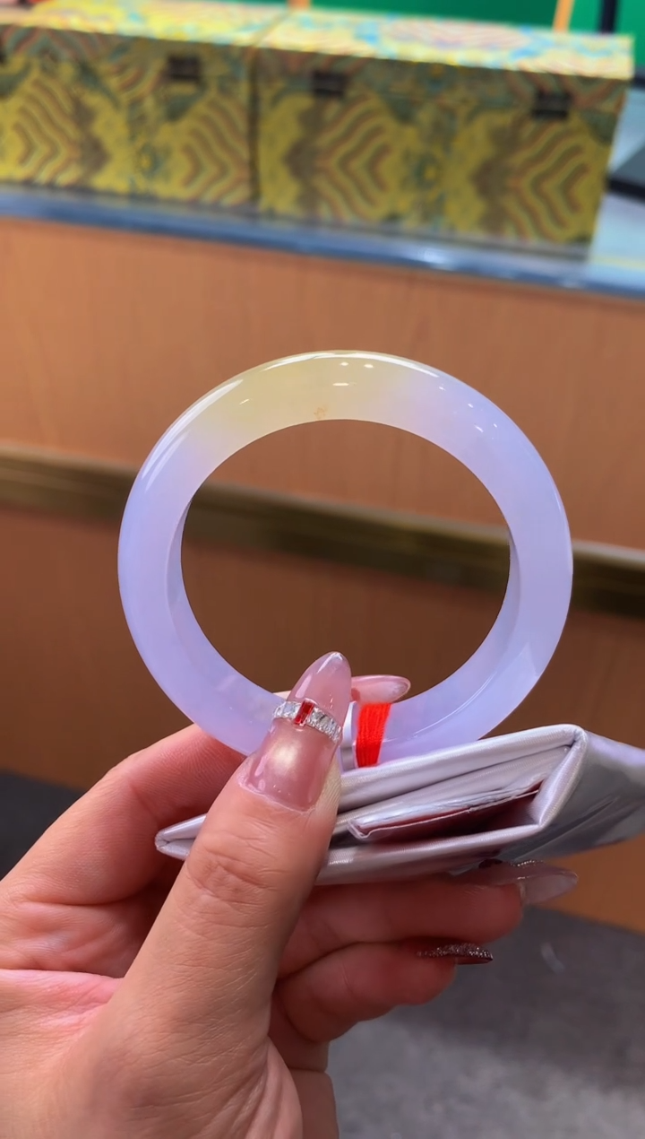 未镶嵌手镯翡翠-F115-正圈53.9-全款20万-定金2万