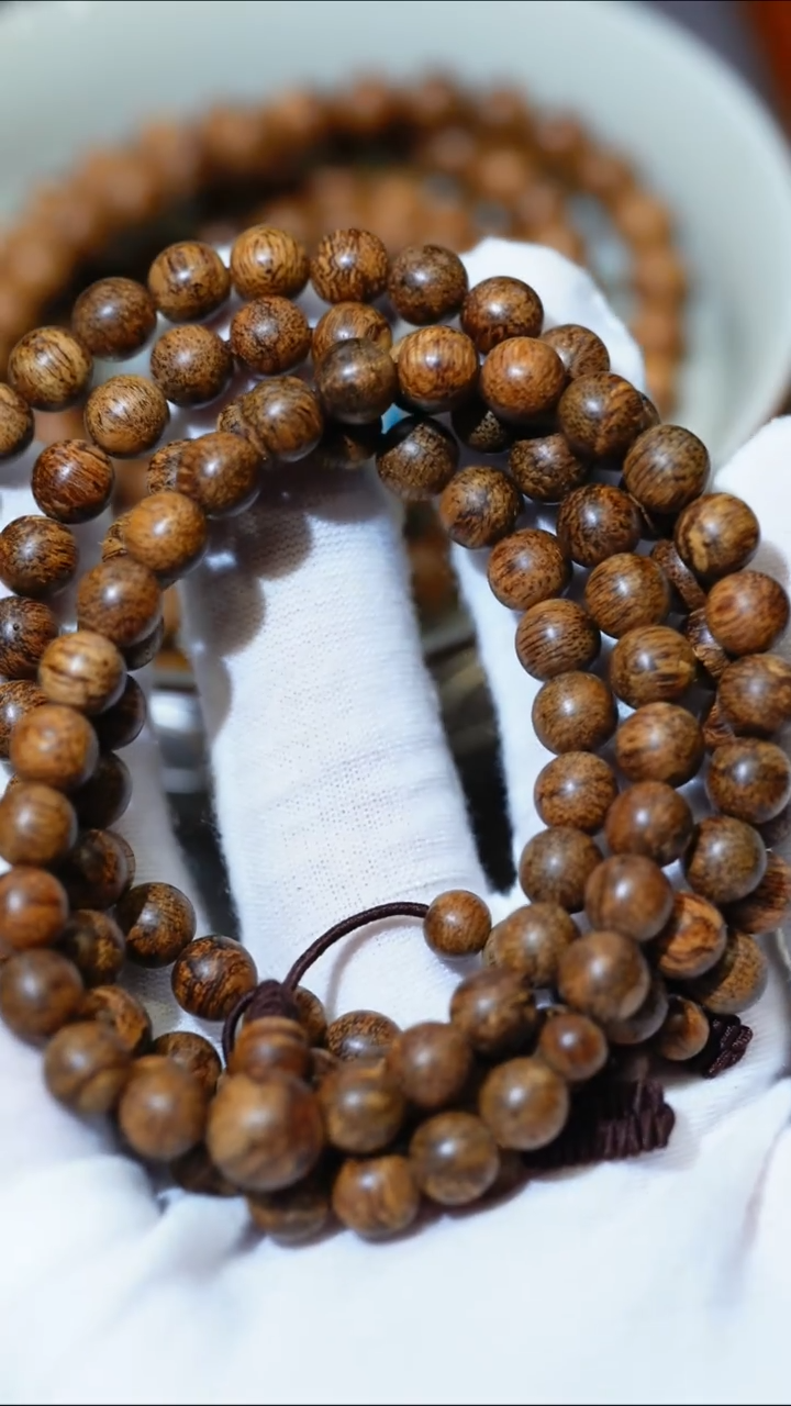 【闪购商品】沉香手串惠安顺化土沉0.7*108多圈18.5克