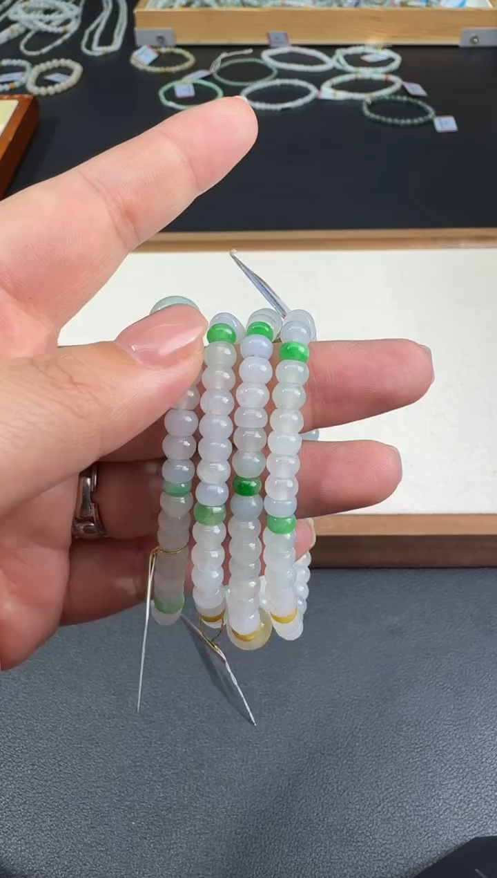 未镶嵌手串翡翠S0923-S1680-306多样性一件