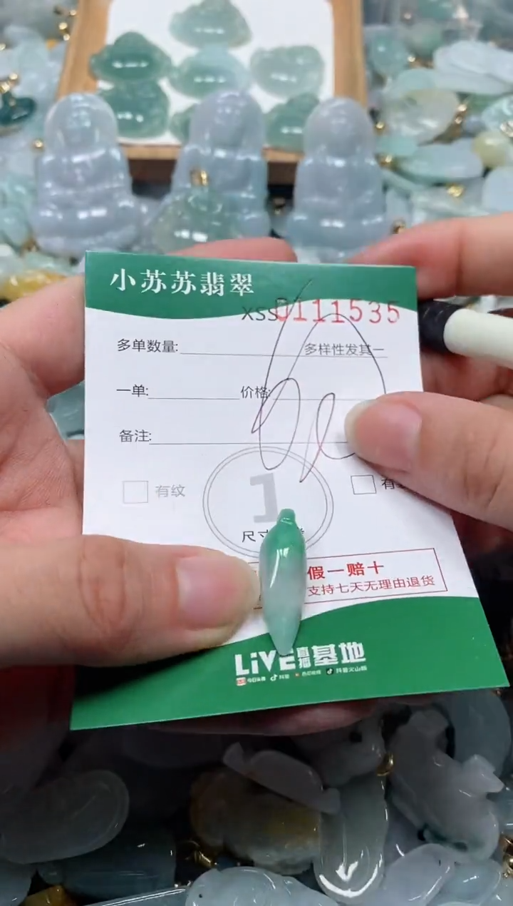 【闪购商品】翡翠颈饰未镶嵌闪购商品0111535