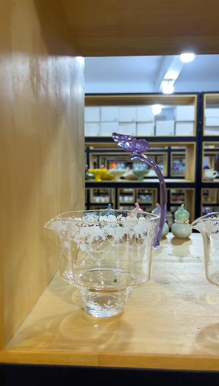 顺**然蝶栖絮语公道杯，直播间福利