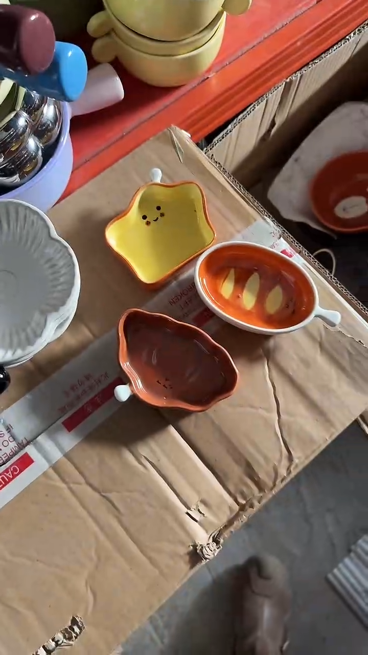 陶瓷3个味碟 微瑕凑满20元包邮
