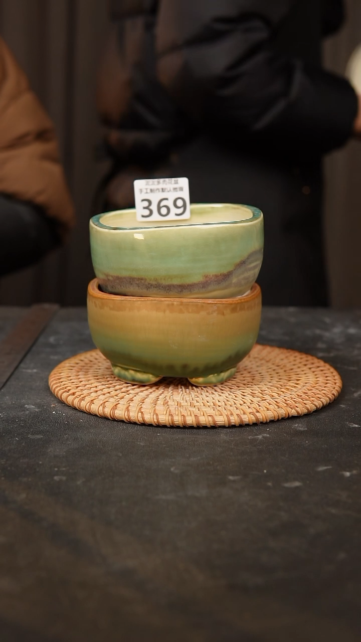【闪购商品】瓷片景德镇手工陶瓷花盆