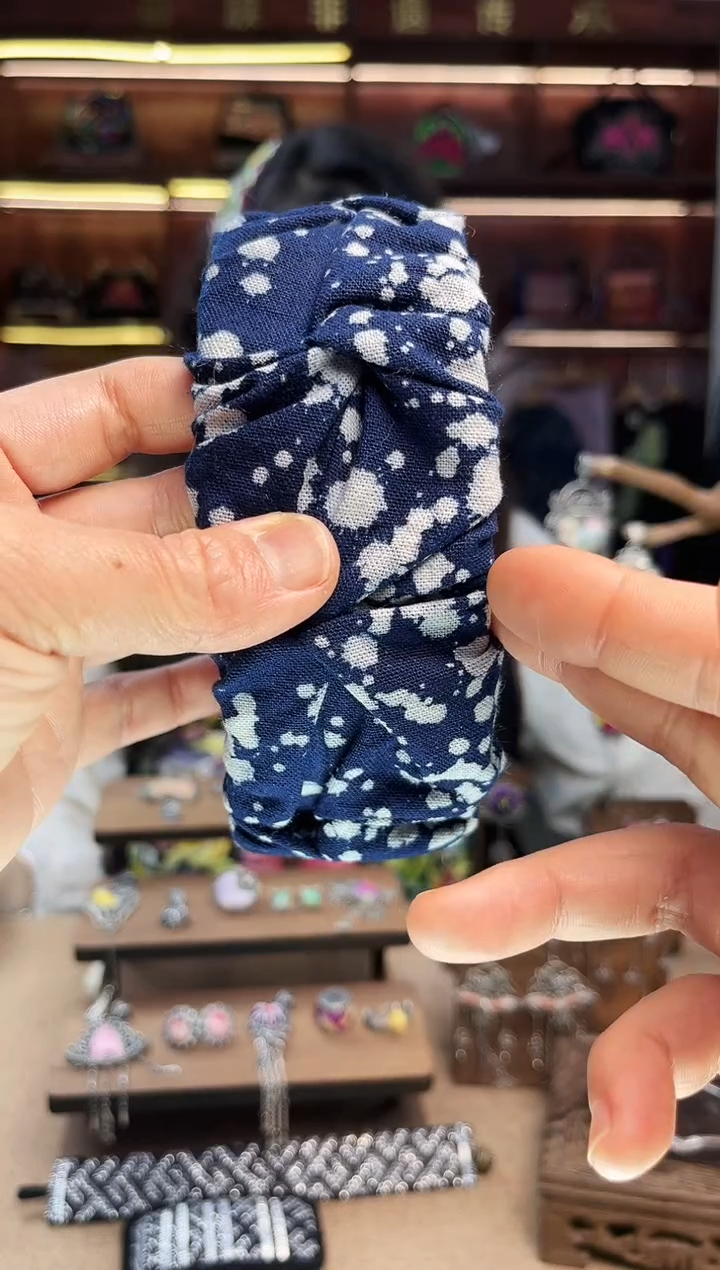 【闪购商品】织绣A04黔东南苗族刺绣发箍