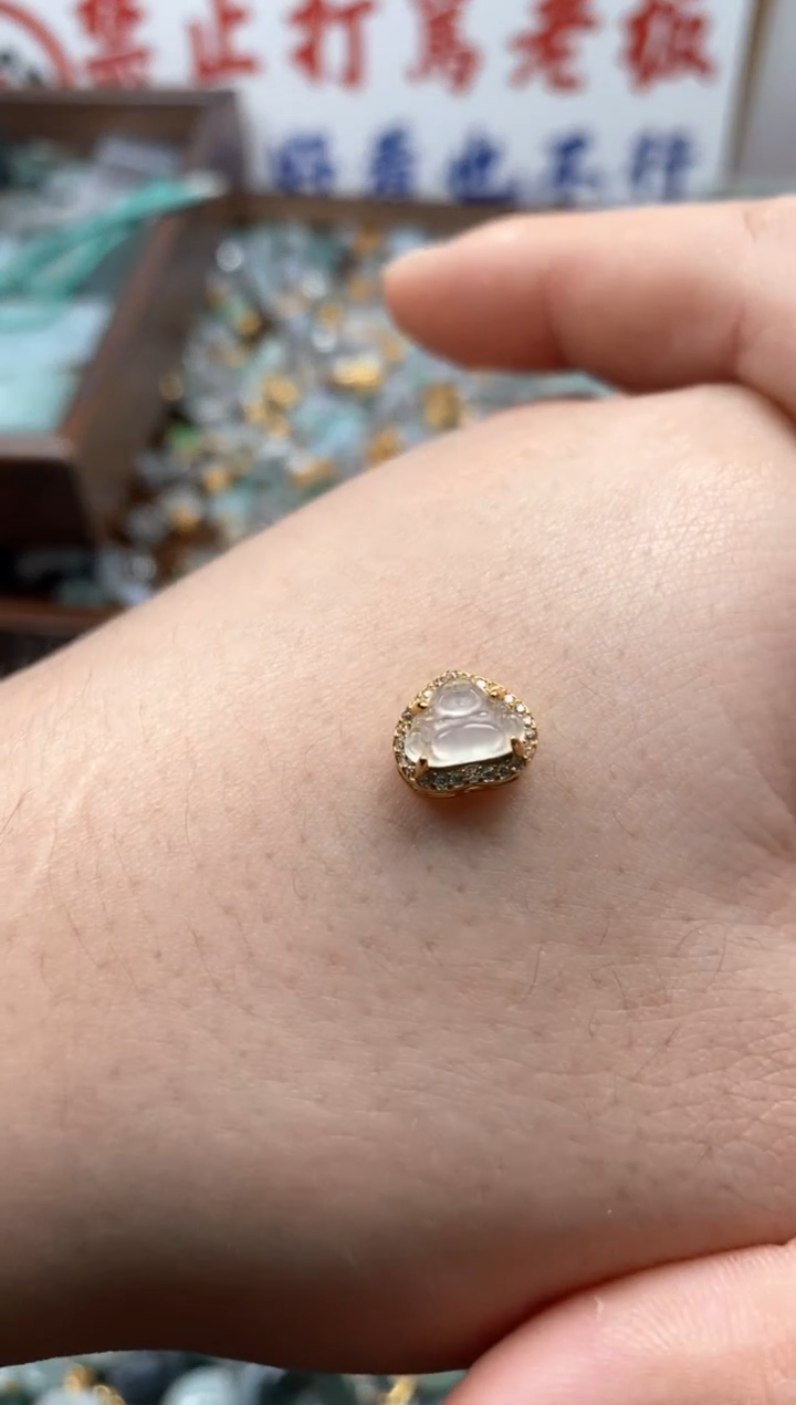 【闪购商品】翡翠颈饰未镶嵌哥哥1