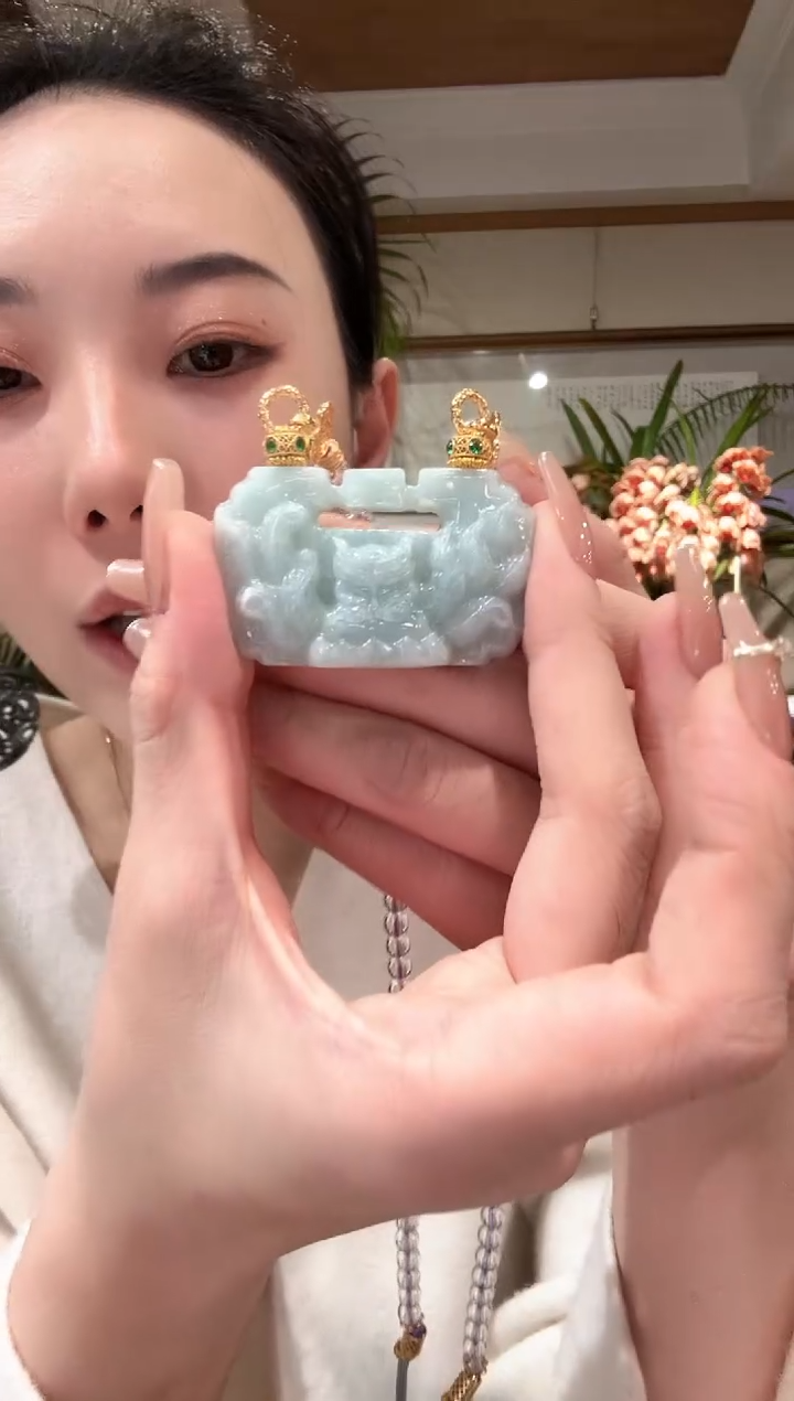 【闪购商品】翡翠颈饰未镶嵌国风