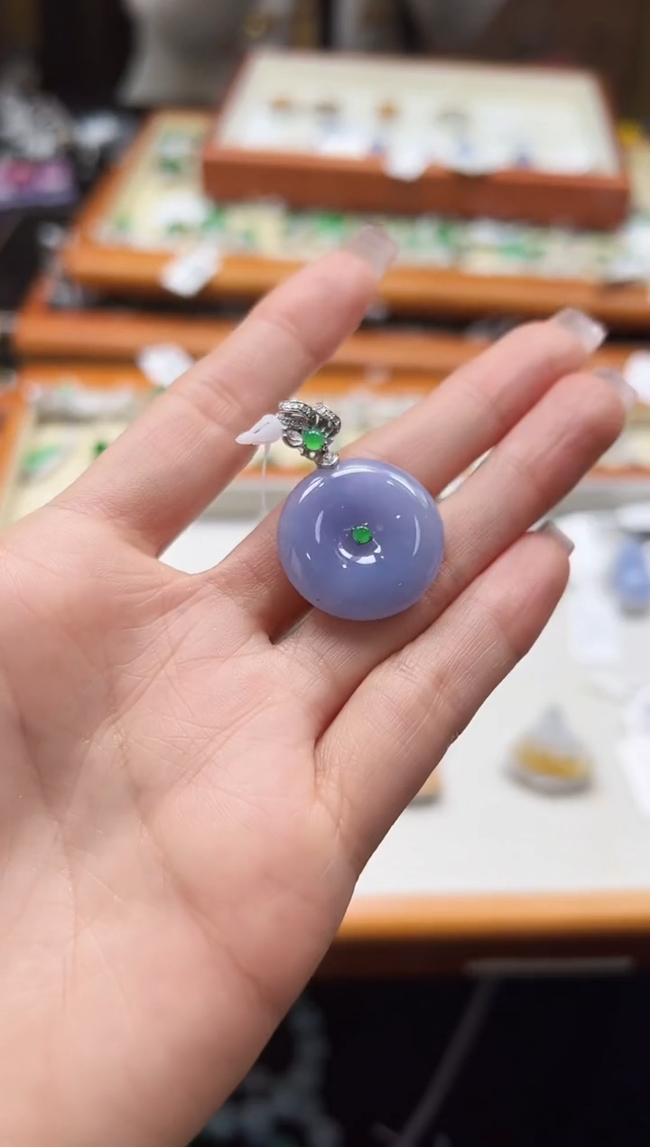 【闪购商品】翡翠颈饰18K金镶嵌DFZ0215-54