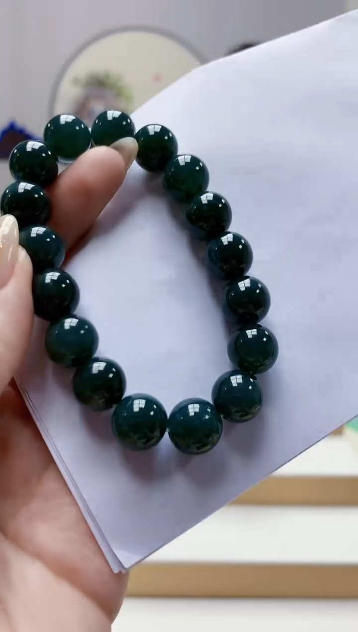 未镶嵌定制翡翠5145jw-毛货手串123