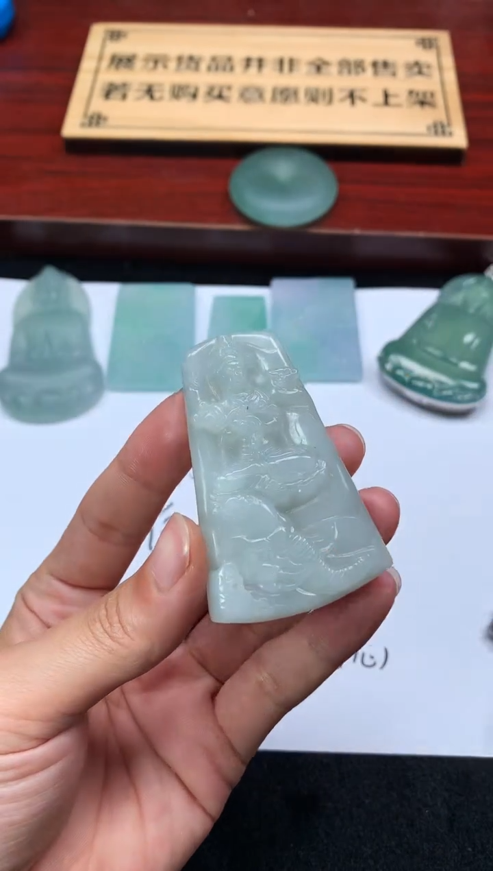 【闪购商品】定制翡翠未镶嵌3906毛货不退不换