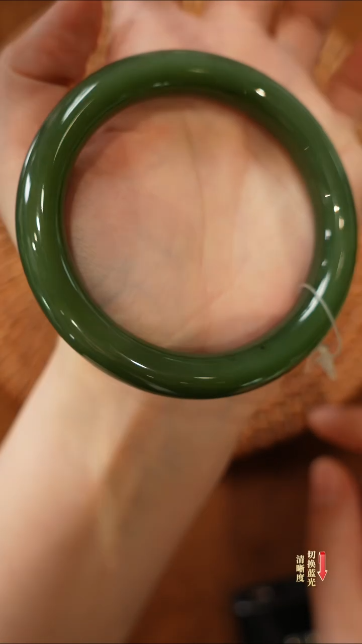 【闪购商品】和田玉手镯未镶嵌0215-043（60圈口）