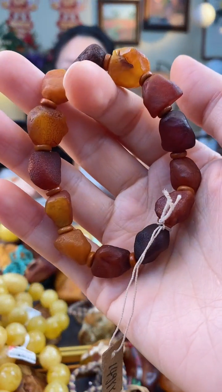 【闪购商品】琥珀手串未镶嵌手串