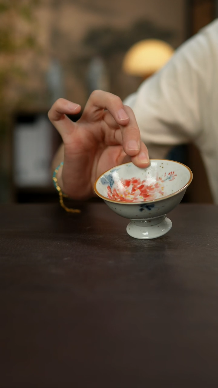 杯景德镇陶瓷杯碗柴烧多人