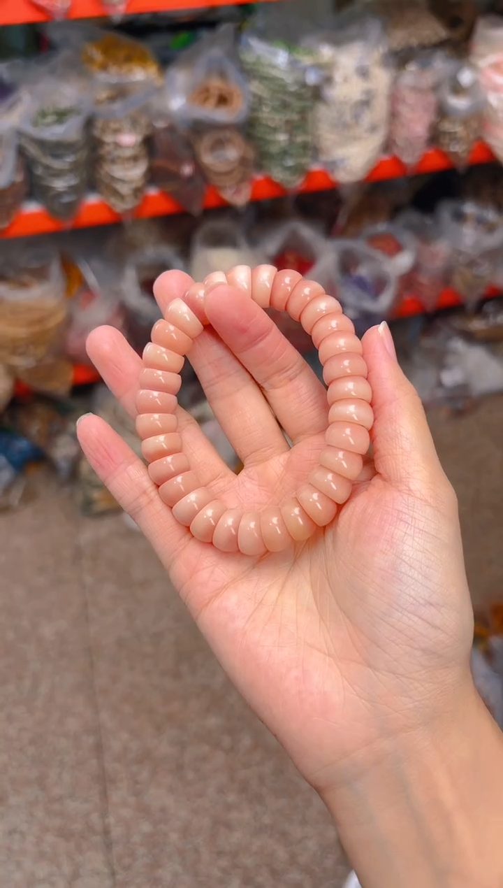 吊坠菩提根/象牙果粉色碗肠