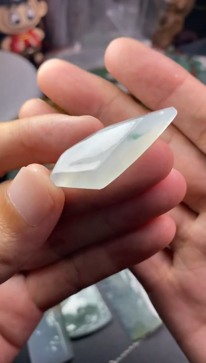 定制翡翠未镶嵌翡翠片料定制未镶嵌7.24-23