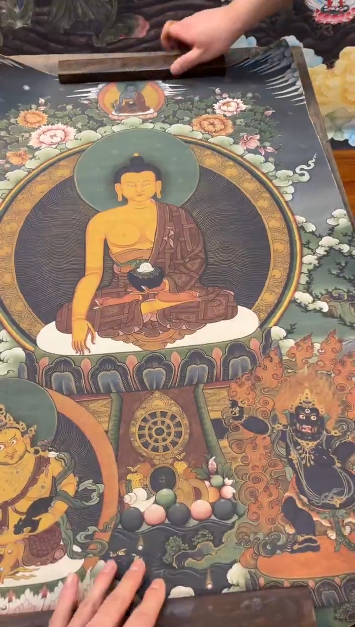 卷轴画大朱画院老六专属AA127