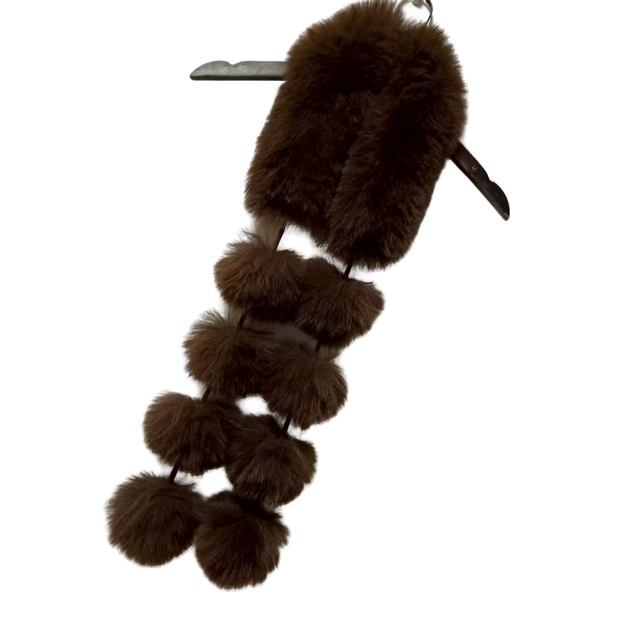 时尚新款磁吸防狐狸毛围巾