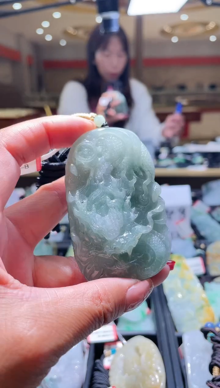 【闪购商品】翡翠颈饰未镶嵌天然缅甸翡翠A货