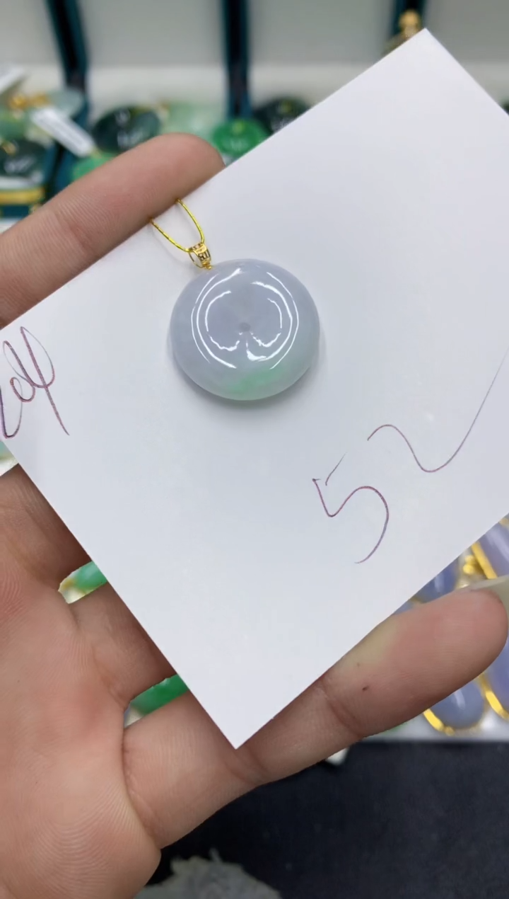 【闪购商品】翡翠颈饰18K金镶嵌翡翠