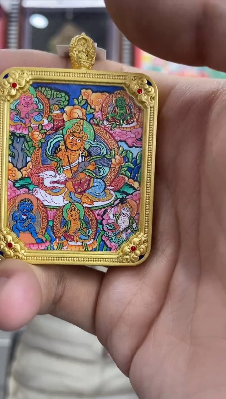吊坠纯手绘唐卡（非质量问题不退不换）