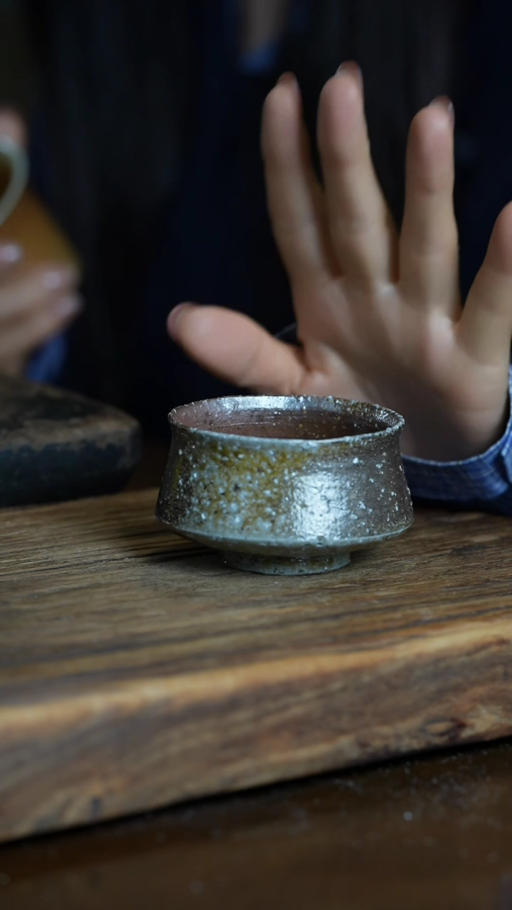 【闪购商品】杯子浪鬼柴烧无我杯子