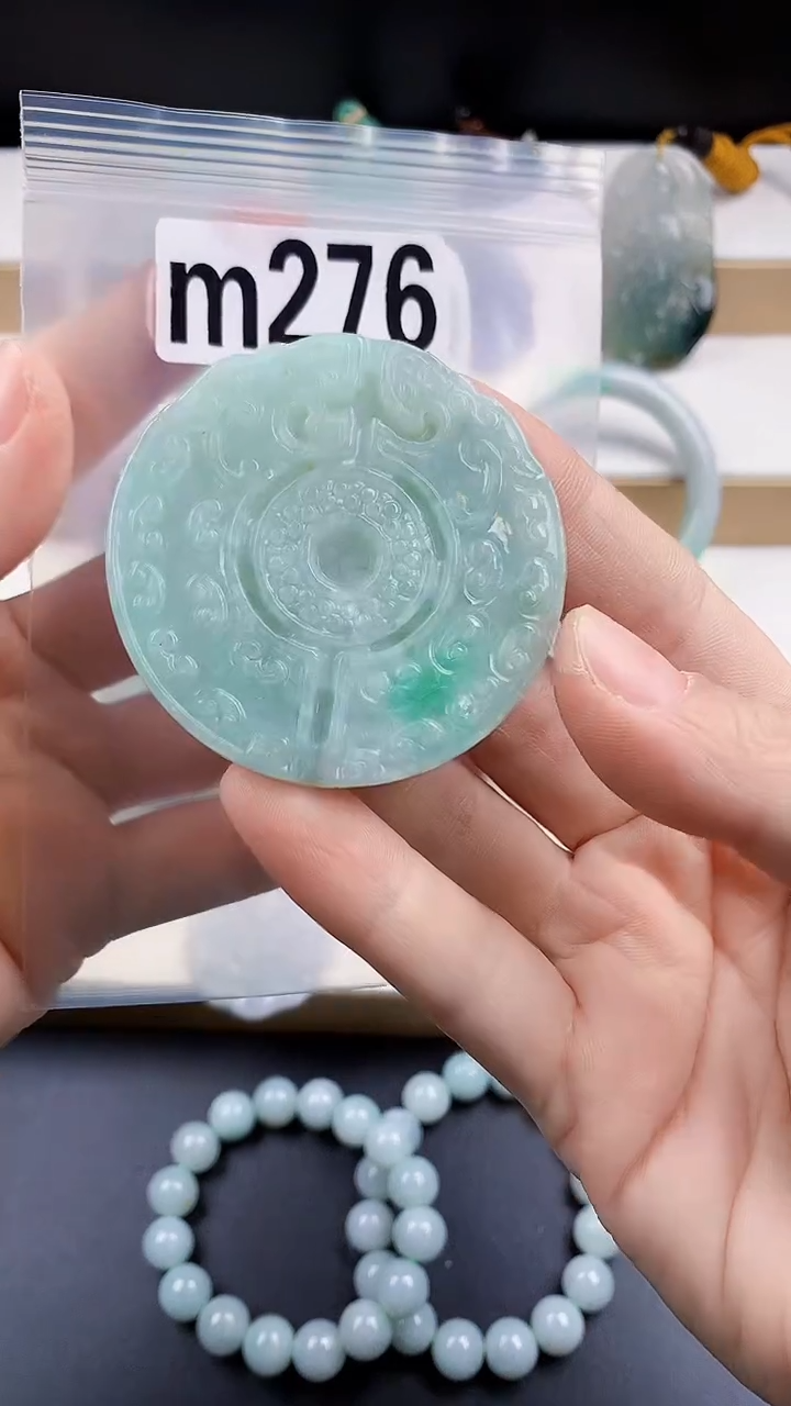 颈饰未镶嵌翡翠天然翡翠吊坠挂件