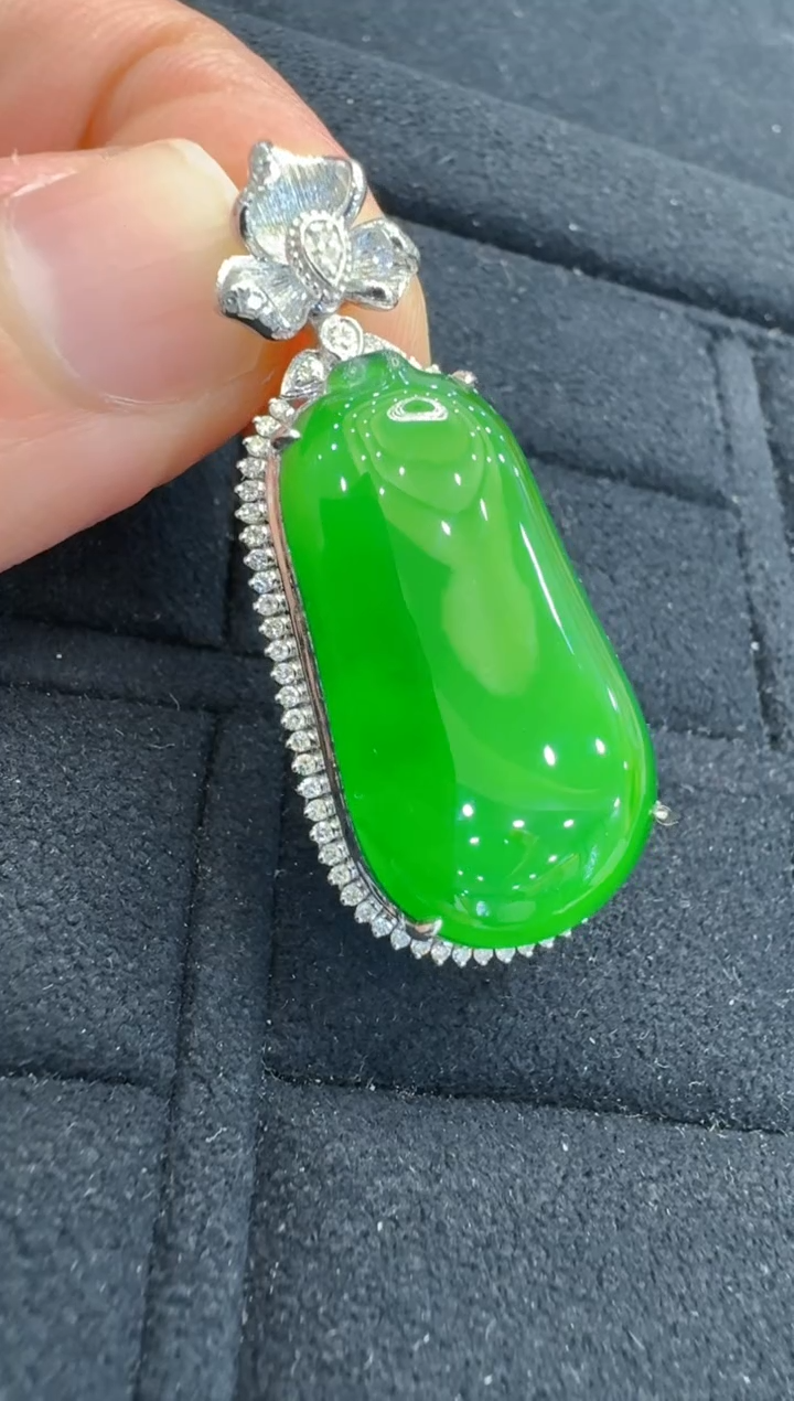 【闪购商品】翡翠吊坠(不含链)18K金镶嵌多样性团购发一件