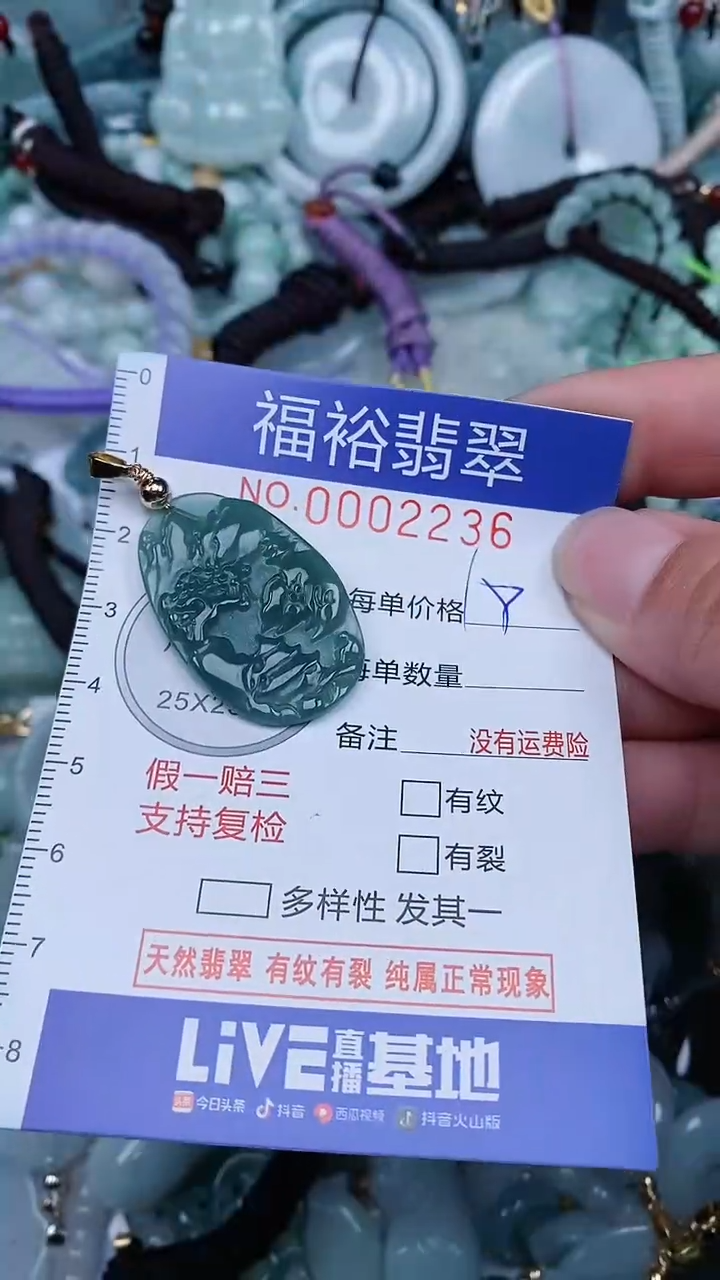 【闪购商品】翡翠未镶嵌颈饰...0002236
