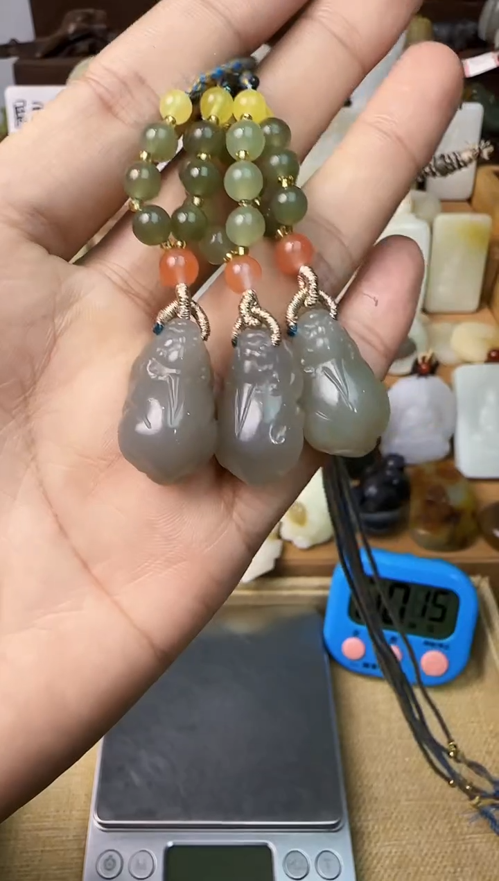 【闪购商品】和田玉颈饰未镶嵌吊坠多样性发一