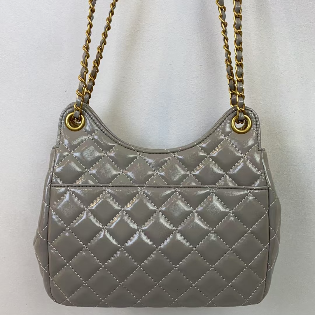 简约百搭高级感2025新大容量女包H6012灰