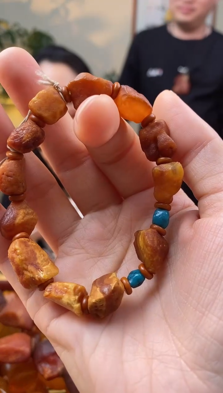 【闪购商品】琥珀手串未镶嵌手串