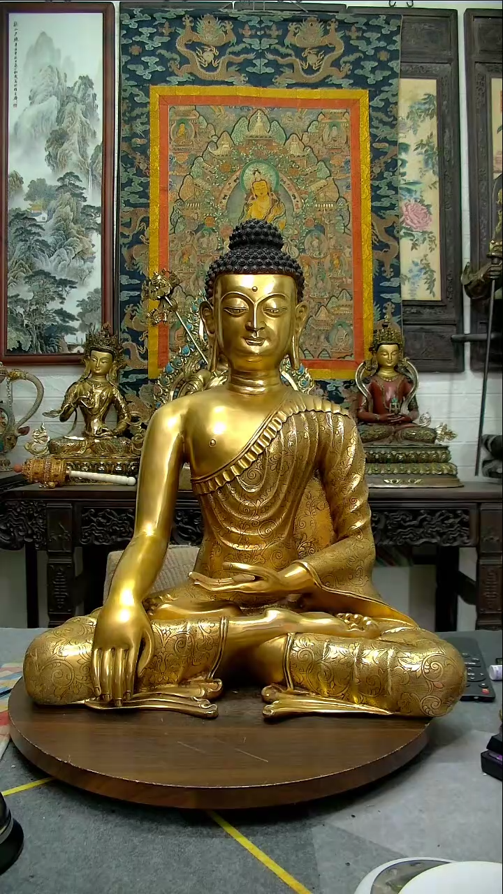 【闪购商品】释迦牟尼链接2铜像造像收藏造像