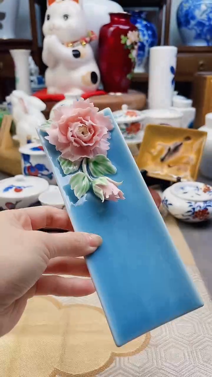 【闪购商品】盘日产手作瓷花香插