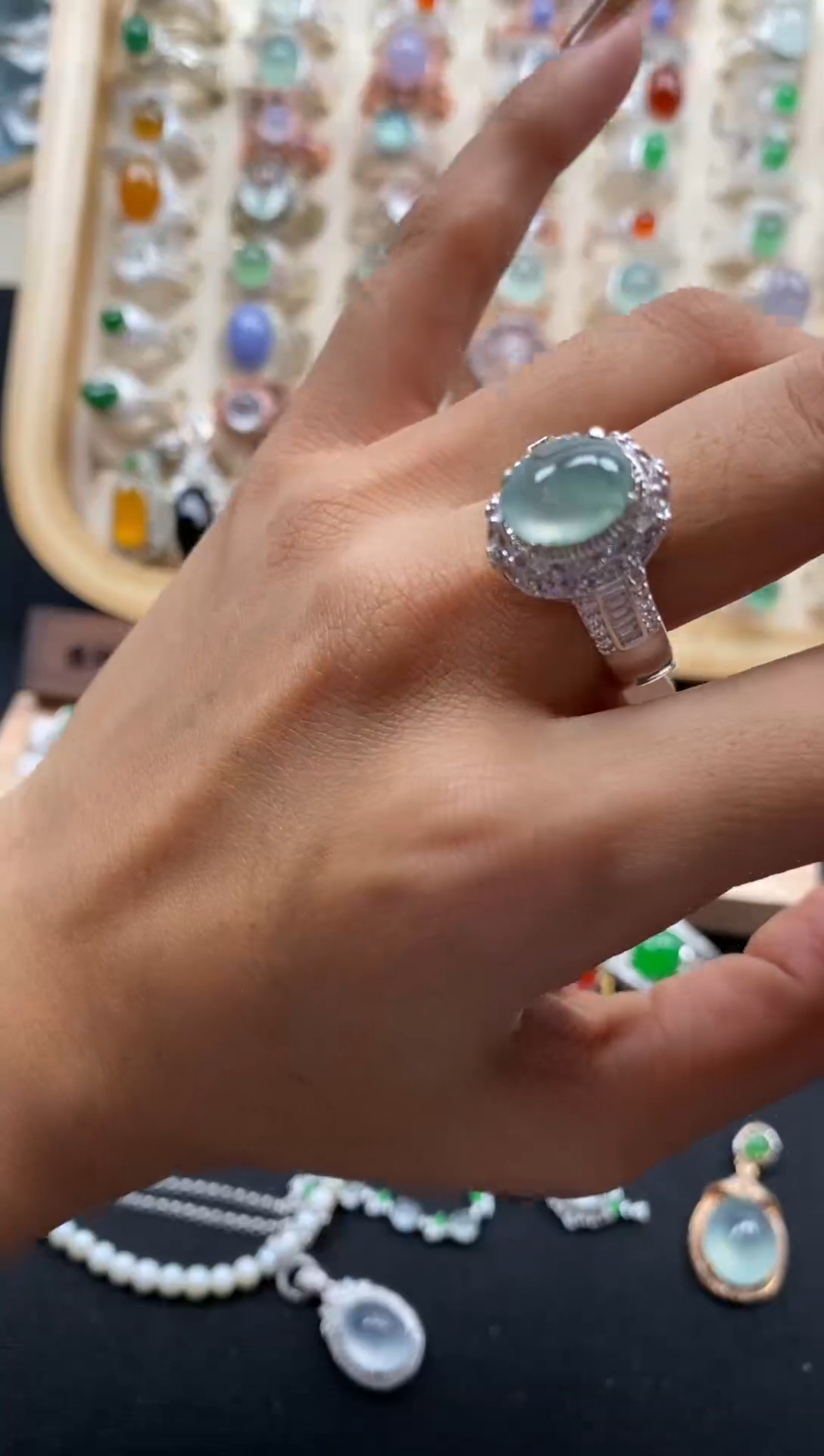 未镶嵌戒指翡翠缅甸天然a货翡翠