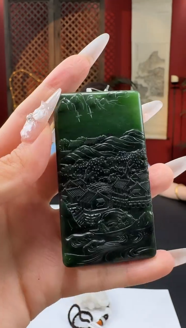 承玉天工和田玉吊坠146