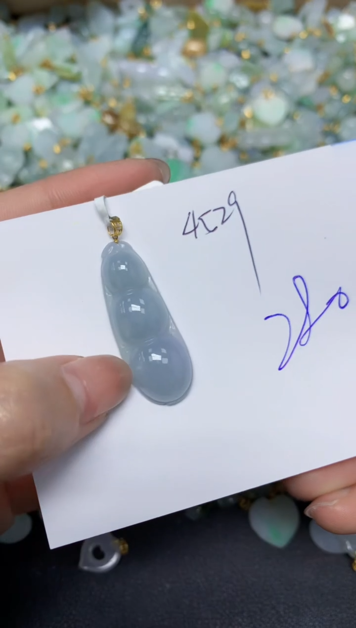 【闪购商品】翡翠颈饰18K金镶嵌 天然翡翠A货