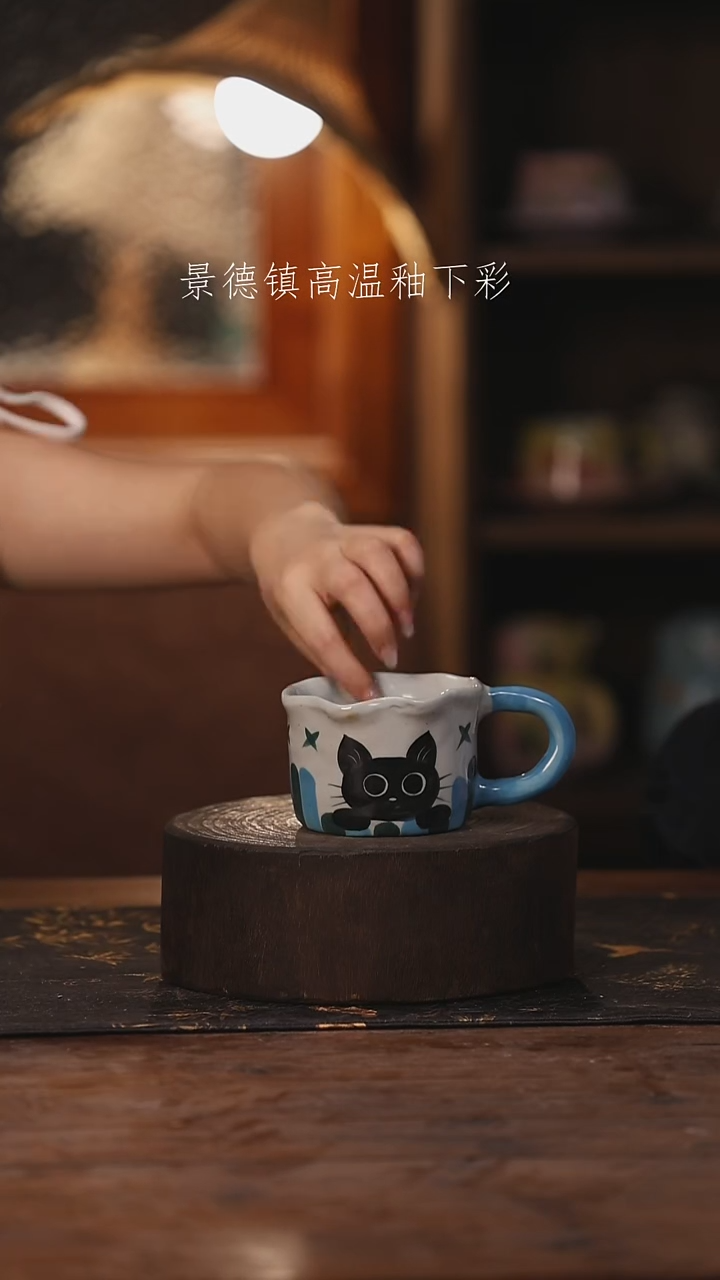陶瓷景德镇高温釉下手绘陶瓷167