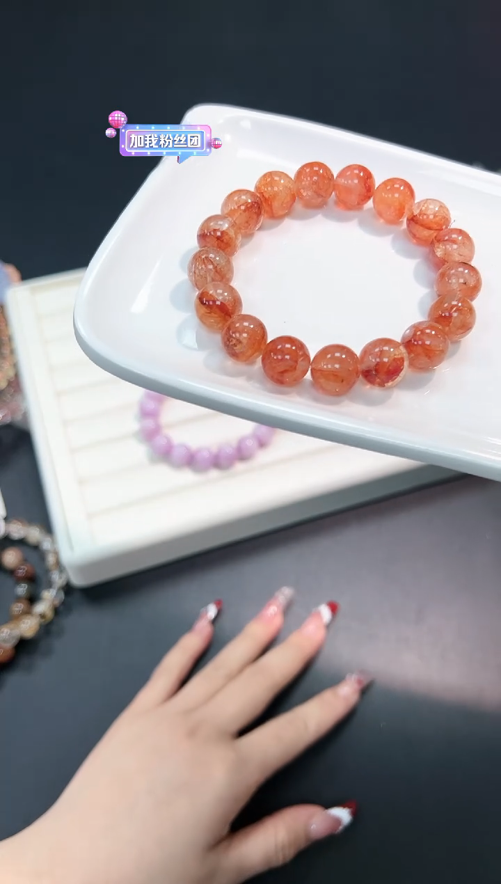 【闪购商品】水晶手串未镶嵌3r多样性发其一/1条默认微瑕