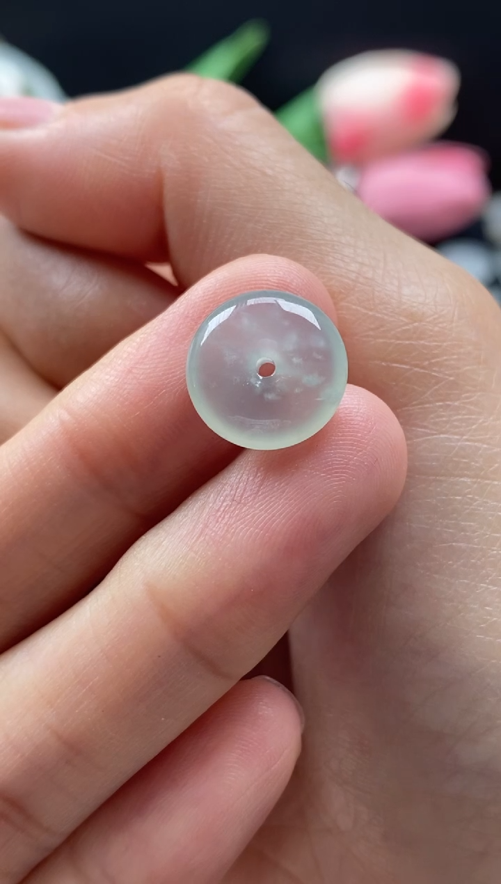 【闪购商品】翡翠颈饰未镶嵌翡翠冰晴平安扣