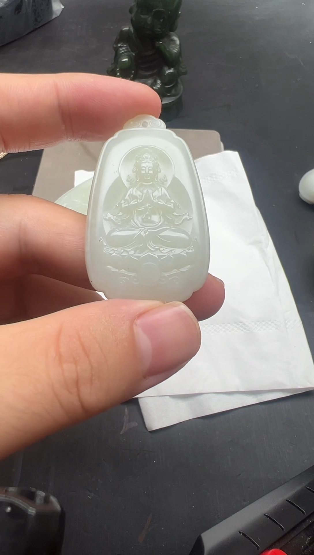和田玉未镶嵌颈饰玉牌，多样性发货，拍一发一
