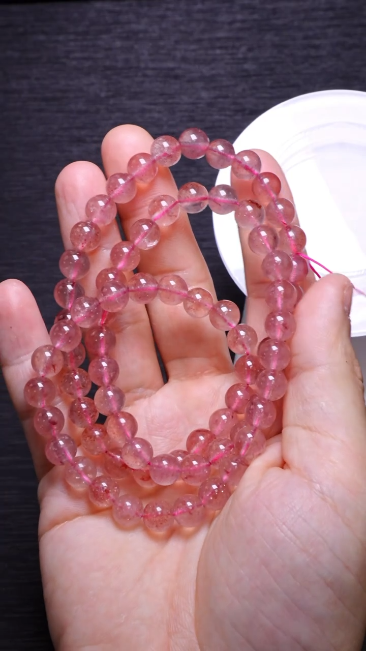 【闪购商品】水晶多圈未镶嵌Q015草莓晶多圈7mm