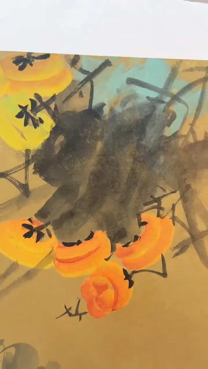 国画郑乐华手绘绘画作品28-2
