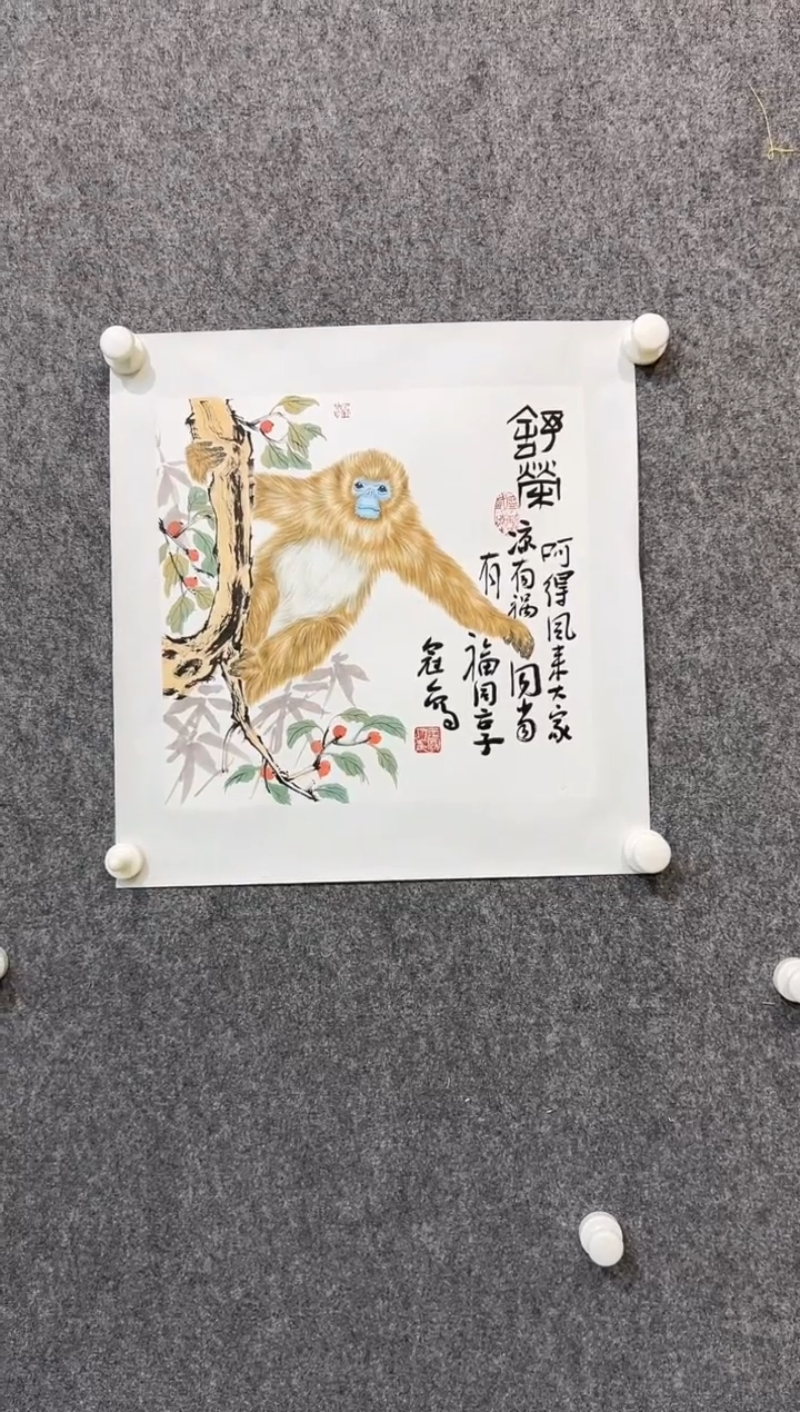 【闪购商品】绘画王冠人-1平尺-国画