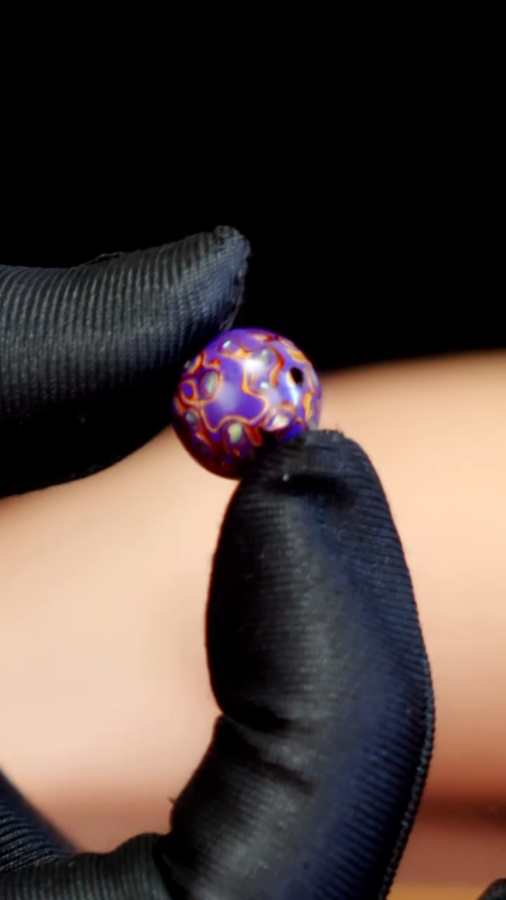 疯子大漆紫金螺钿13mm