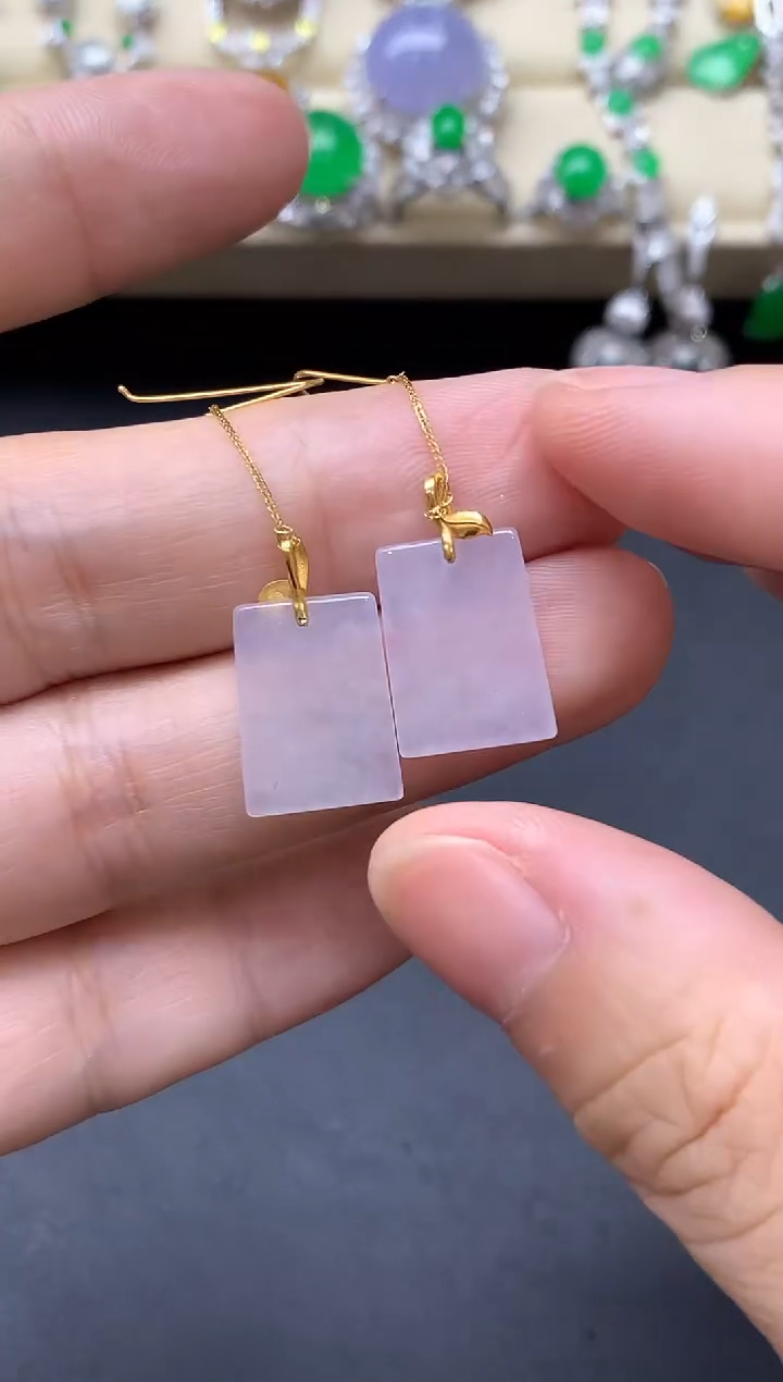 翡翠18K金镶嵌颈饰44-中国好珍宝